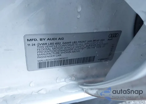 2025 Audi S3 Prestige Tfsi Quattro S Tronic z USA, uszkodzony, nr VIN WAUJ5DGY8SA060823